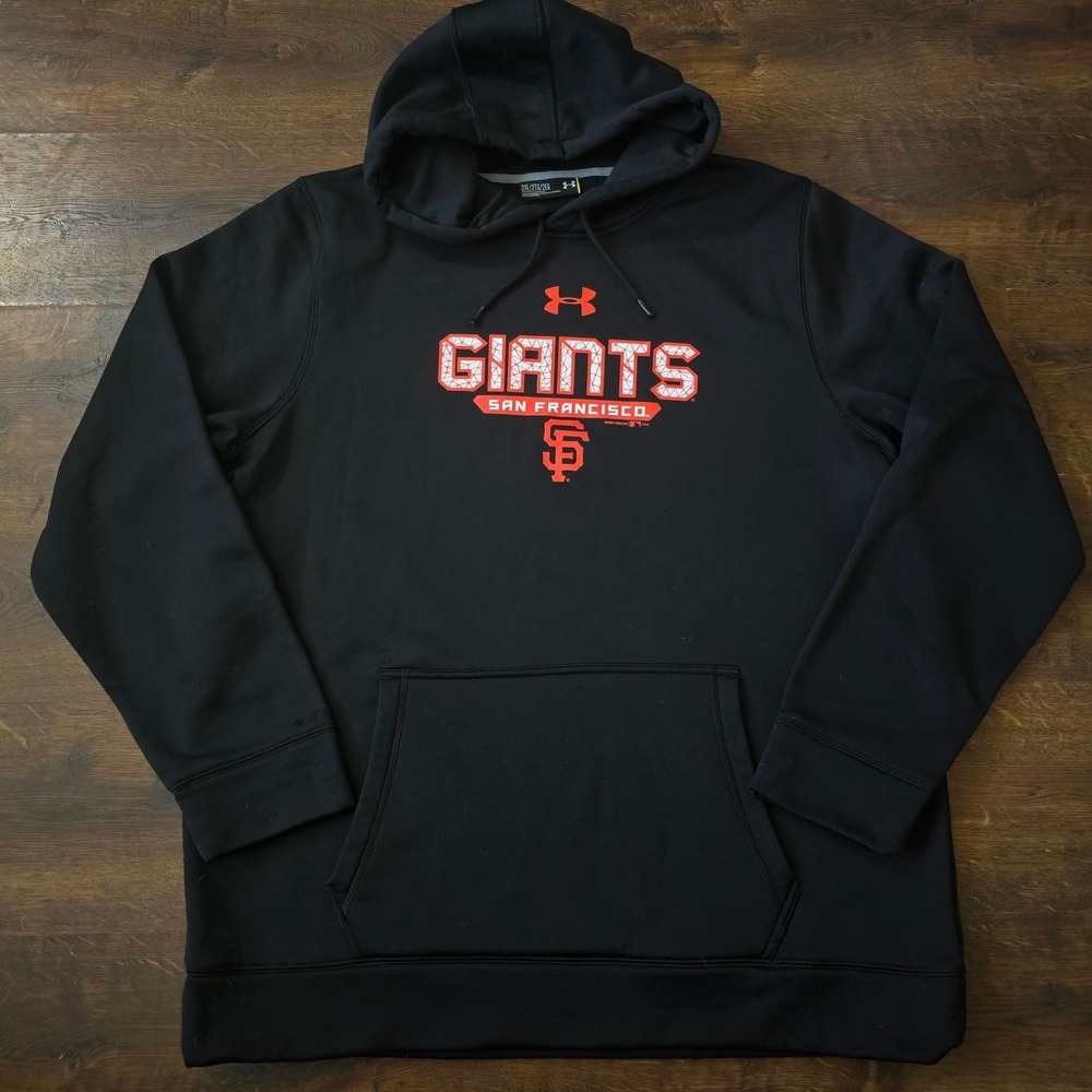 Under Armour Storm San Francisco Giants Hoodie Mens 2XL Black MLB Sweatshirt